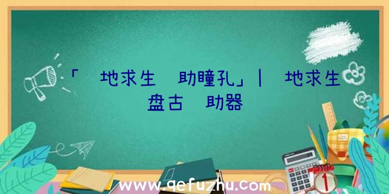 「绝地求生辅助瞳孔」|绝地求生盘古辅助器